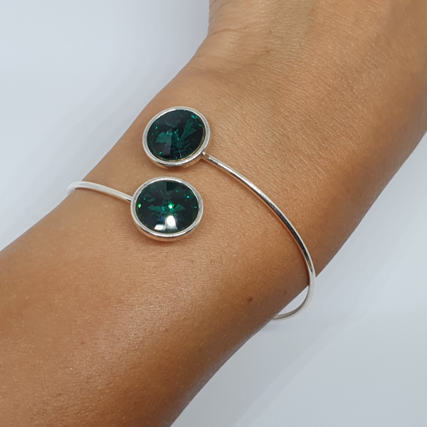 Pulsera con cristales Swarovski EMERALD - Imagen 3