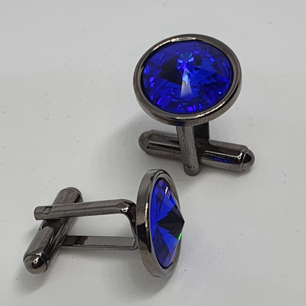 Gemelos con cristales Swarovski MAJESTIC BLUE - Imagen 2