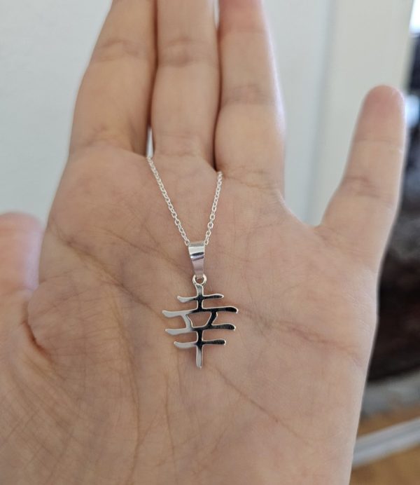 Colgante de caracter chino "Felicidad". Amuleto de Energía Positiva - Imagen 4