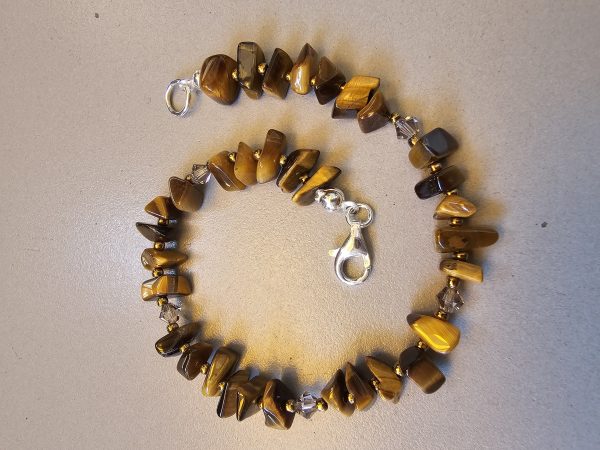 Pulsera de Ojo de Tigre en Plata 925 – Joyería Artesanal de Piedras Naturales - Imagen 2