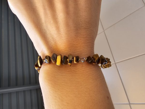 Pulsera de Ojo de Tigre en Plata 925 – Joyería Artesanal de Piedras Naturales - Imagen 4
