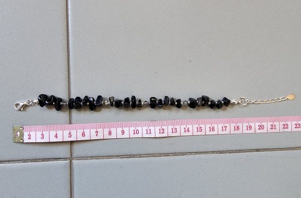 Pulsera de Obsidiana Negra en Plata 925 – Joyería Artesanal Elegante - Imagen 5
